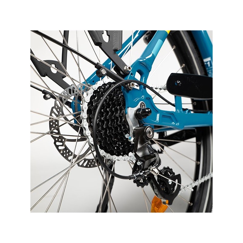 Vélo ville électrique - NEOMOUV ELAIA 2 NG - Bleu Pétrol