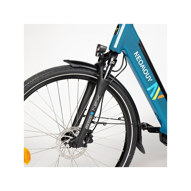 Vélo ville électrique - NEOMOUV ELAIA 2 NG - Bleu Pétrol