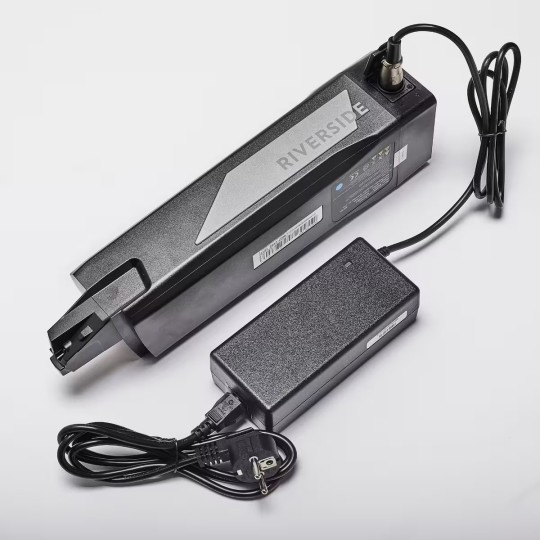 Vélo tout chemin électrique - cadre haut - Riverside 520 E gris