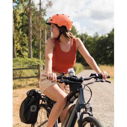 Vélo tout chemin électrique - cadre haut - Riverside 520 E gris