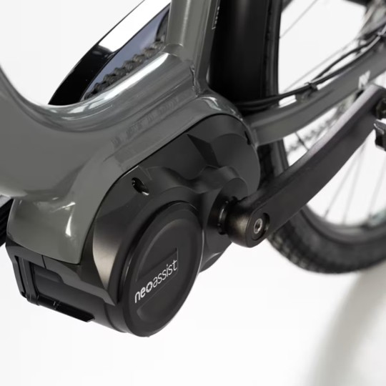 Vélo ville électrique - NEOMOUV Allegria 2 Hydraulique - Gris foncé