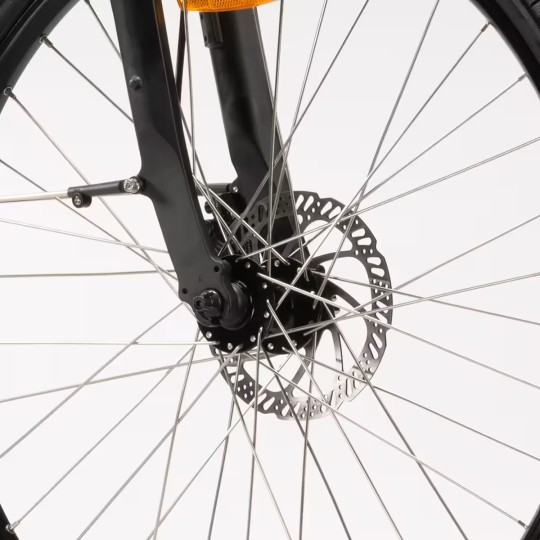 Vélo ville électrique - NEOMOUV Allegria 2 Hydraulique - Gris foncé